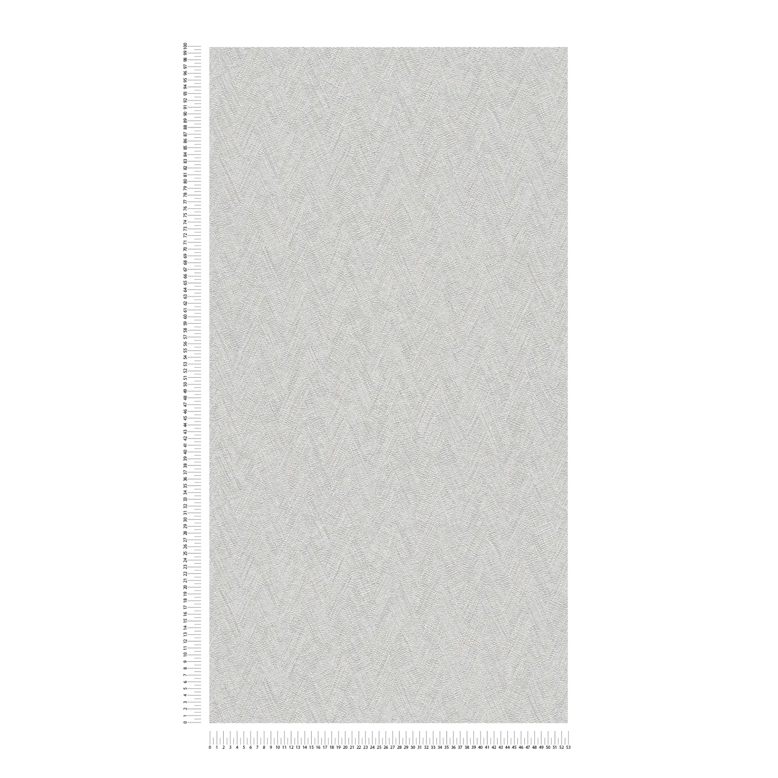 Pelēkas teksturētas neaustas tapetes ar chevron rakstu | 3010614