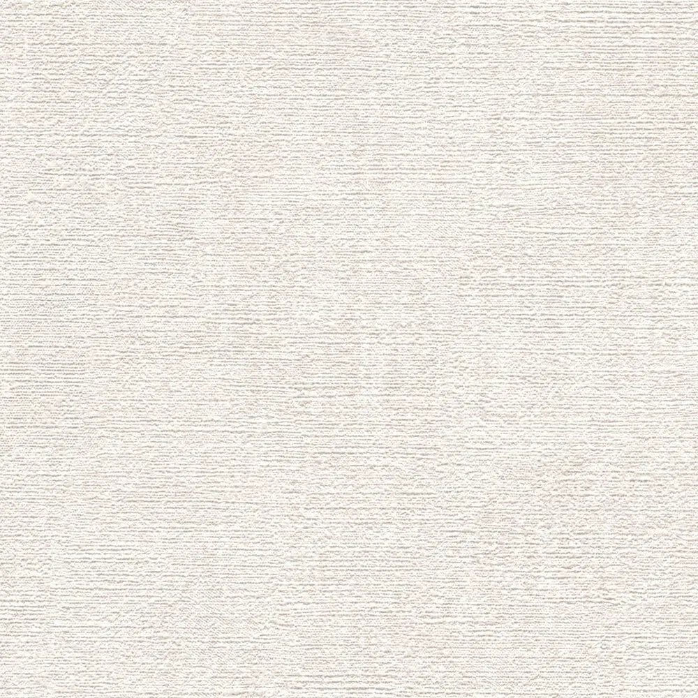 Krēmkrāsas un smilškrāsas teksturētas tapetes tekstila izskatā | 3010600