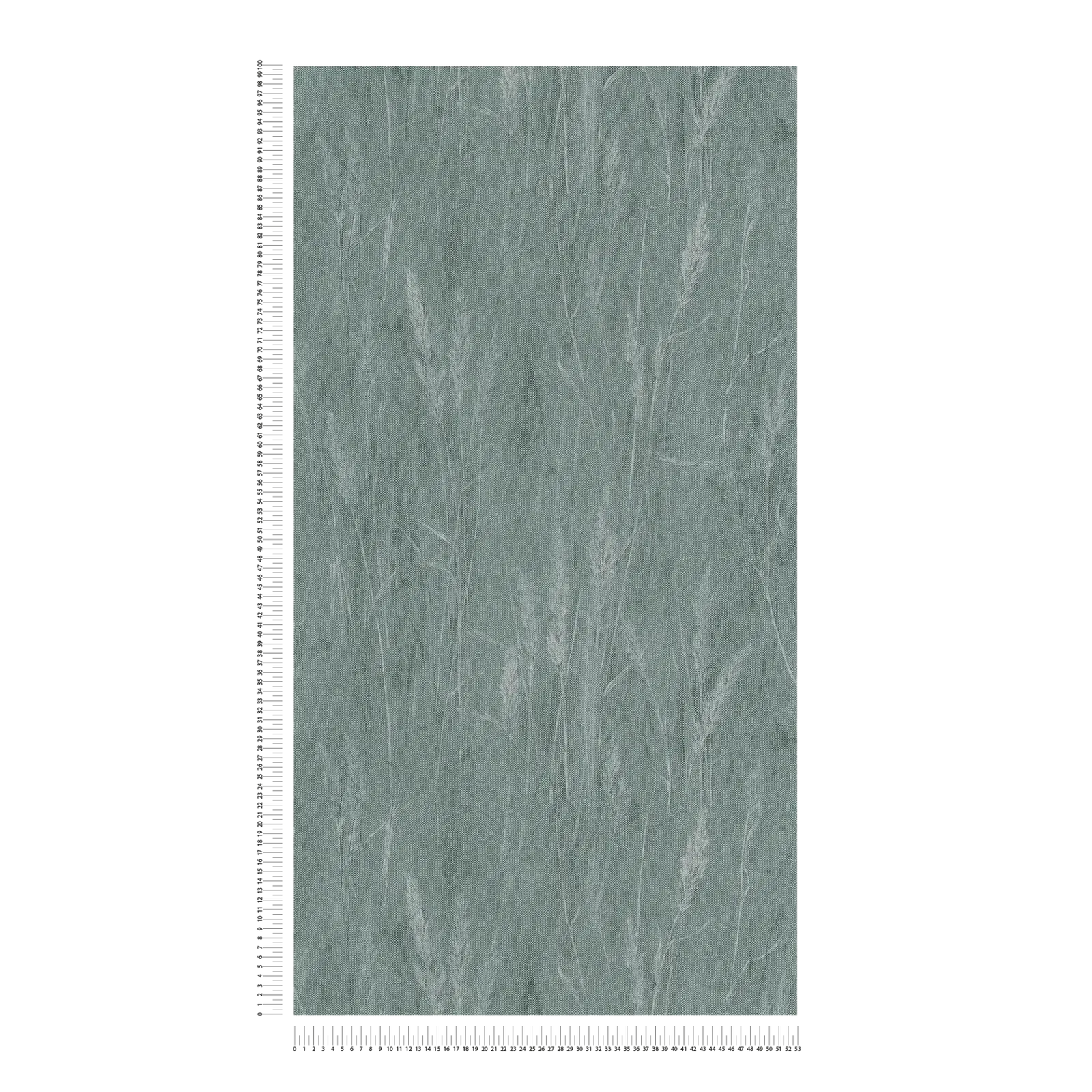 Zaļas teksturētas tapetes dabiskā izskatā ar dzīsliņām | 3010635