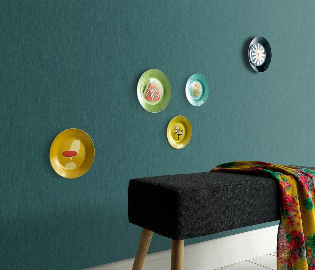 Spilgtas tirkīza tapetes ar mirdzošu efektu, piešķir telpai dzīvīgumu un eleganci, 3752463, skats interjerā 2