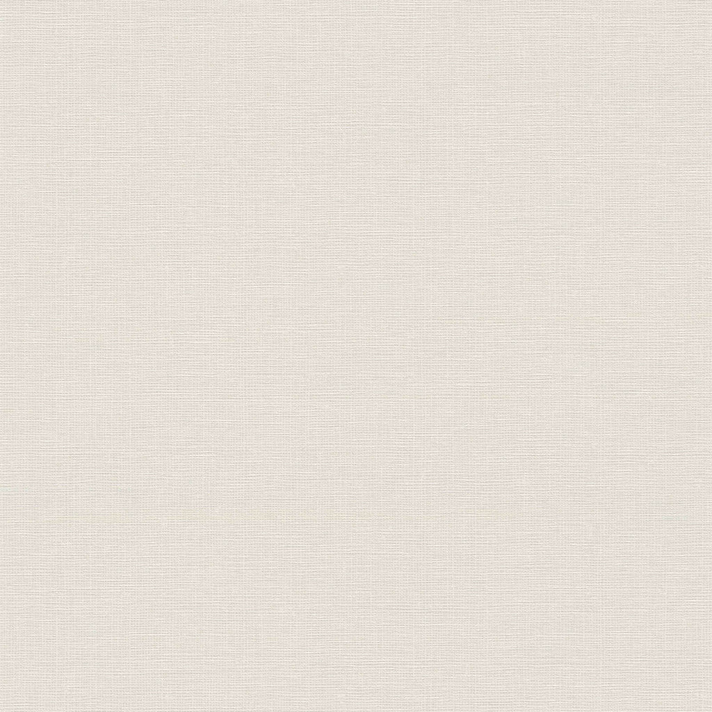 Krēmkrāsas vienkrāsainas flizelīna tapetes ar lina faktūru - guļamistabas interjerā