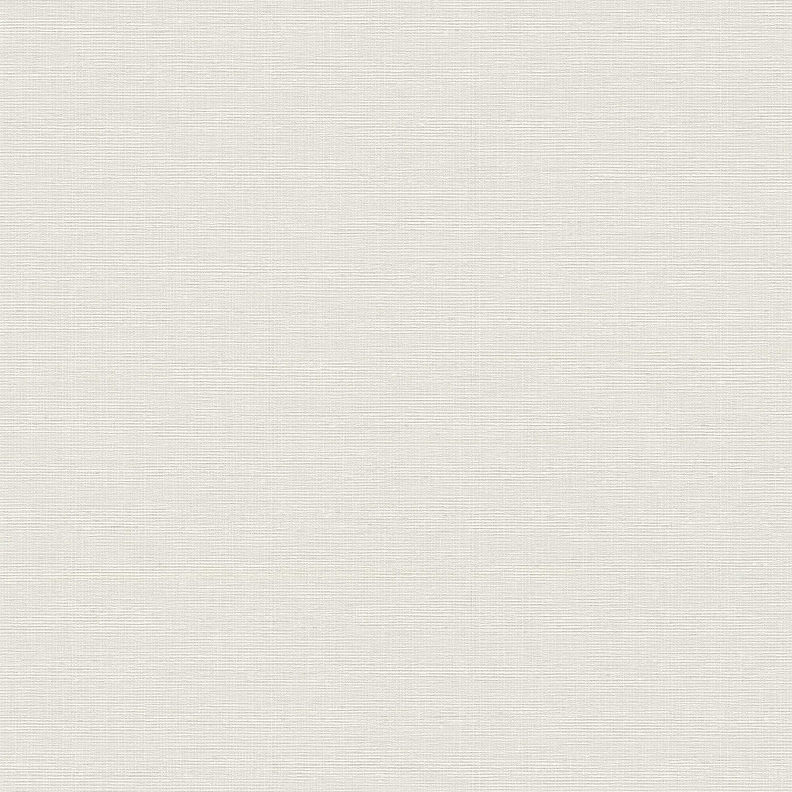 Krēmkrāsas vienkrāsainas flizelīna tapetes ar lina faktūru - guļamistabas interjerā