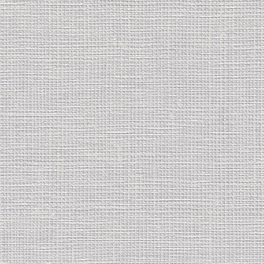 Pelēkas flizelīna tapetes ar lina virsmas efektu - istabas interjerā