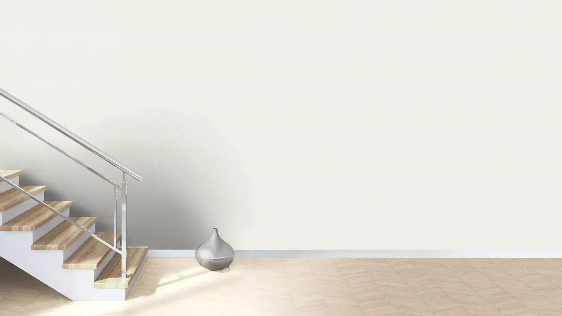 Vienkrāsainas matētas tapetes, baltā tonī, RASCH, 312102, Color Your Life