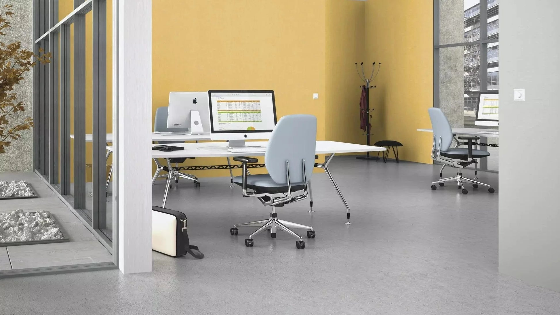 Vienkrāsainas matētas tapetes, dzeltenā tonī, RASCH, 312195, Color Your Life