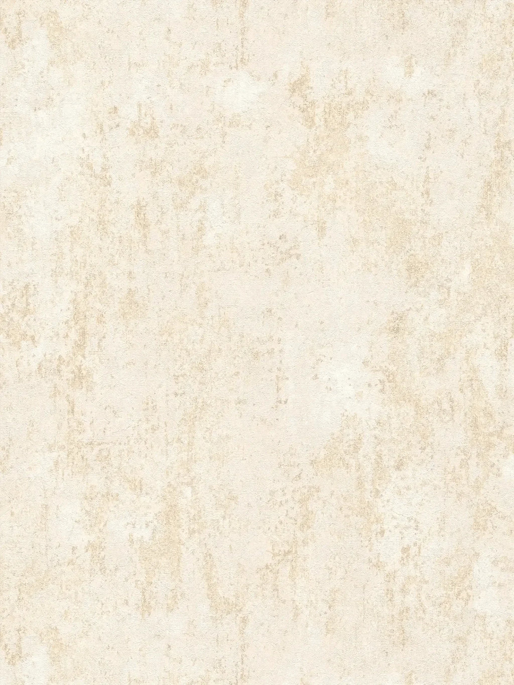 Teksturētas apmetuma efektu tapetes siltā smilškrāsā - viesistabas interjerā