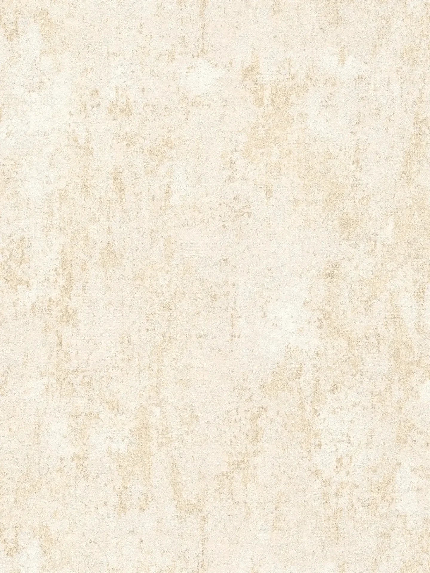 Teksturētas apmetuma efektu tapetes siltā smilškrāsā - viesistabas interjerā