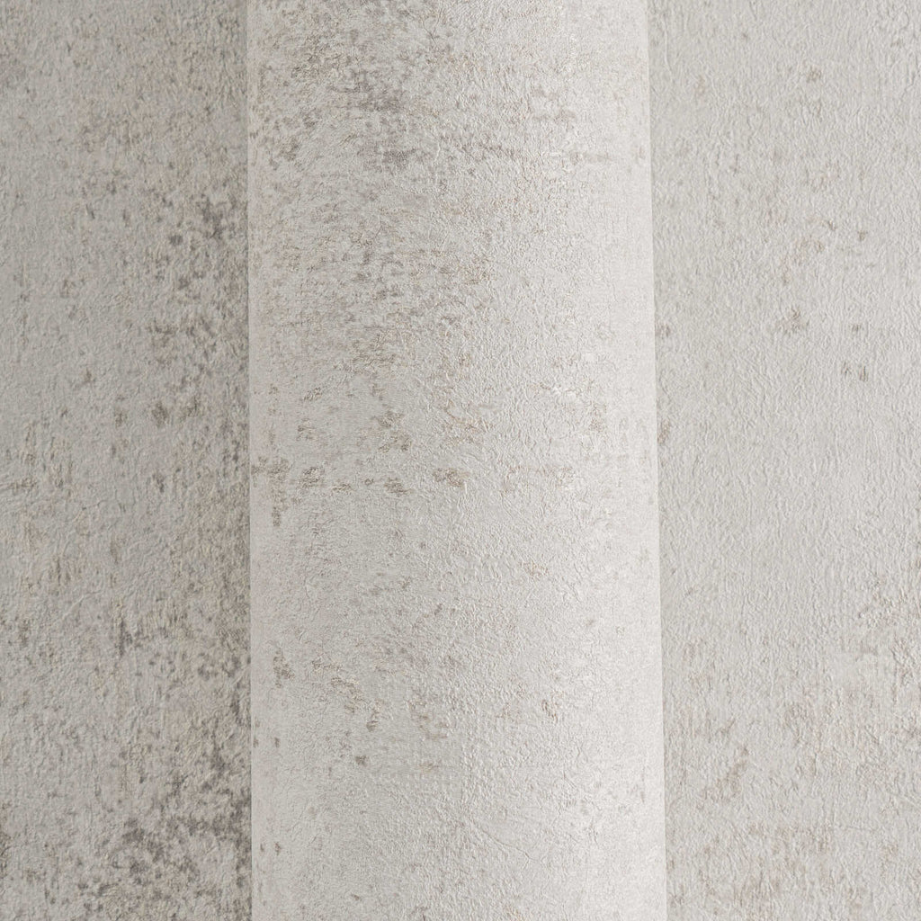 Modernas pelēkbrūnas un pelēkas apmetuma stila tapetes ar matētu apdari - kombinācija ar mebelēm