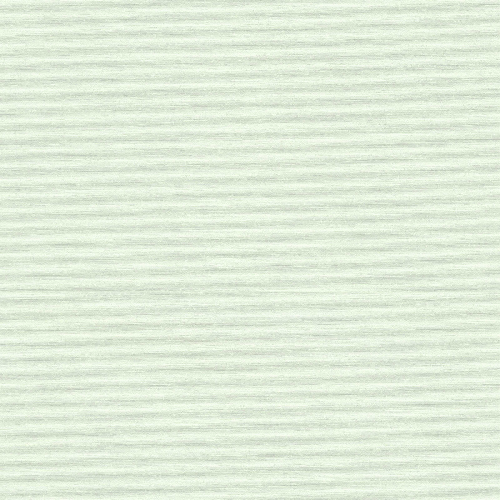 Piparmētru tonī vienkrāsainas tapetes ar lina tekstūru - vizualizācija interjerā