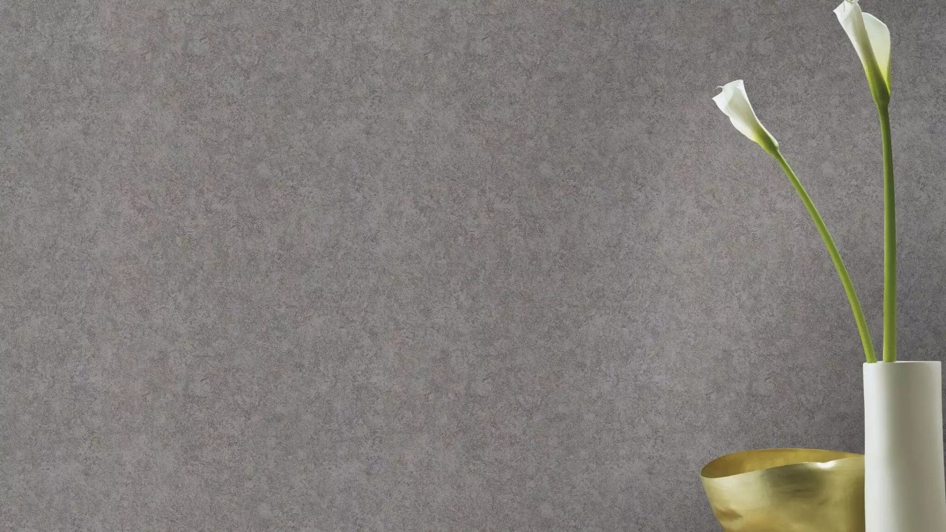 Vienkrāsainas tapetes tumši pelēkā krāsā ar smalko tekstūru, 649307, Welcome home