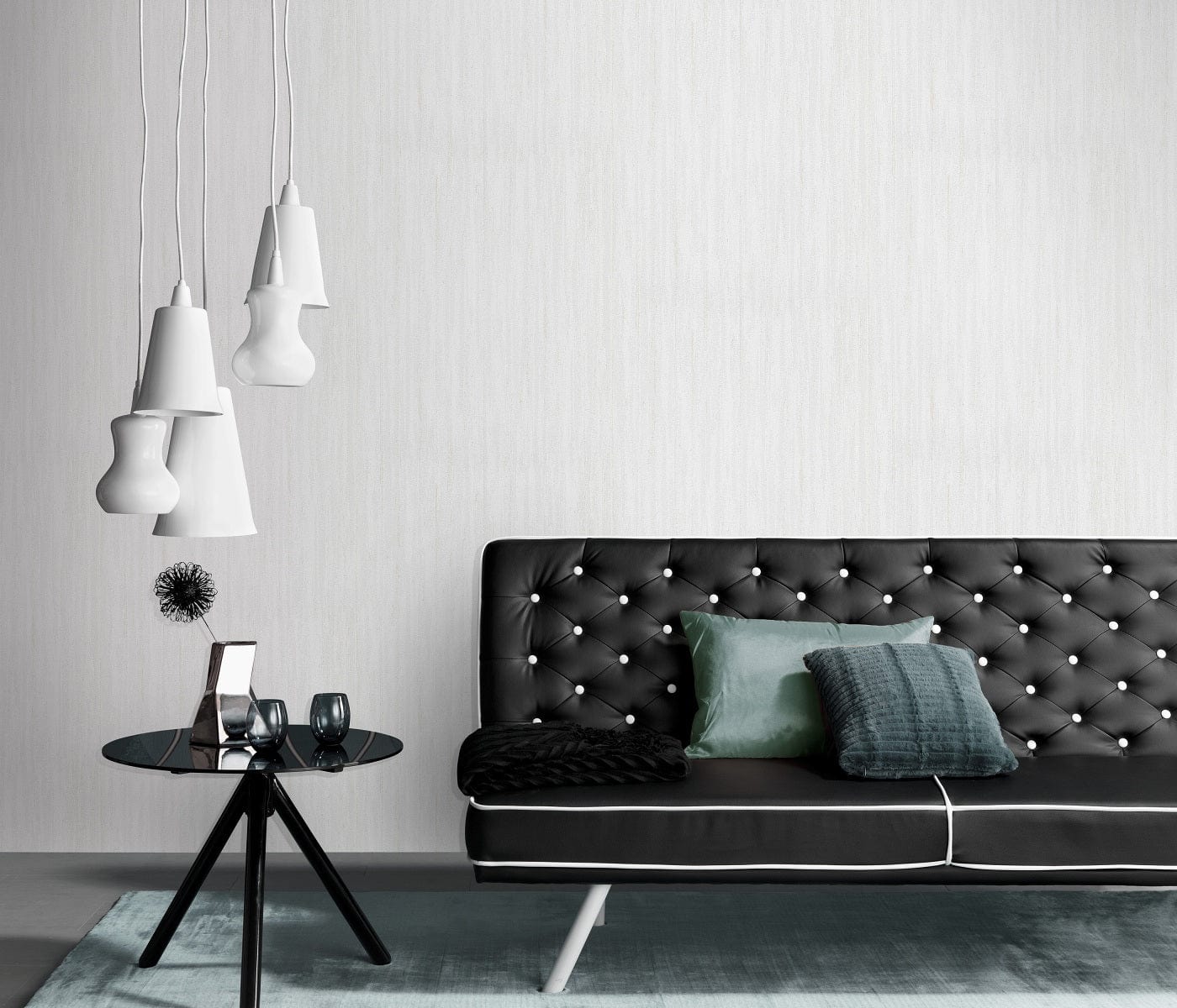  Baltas strukturētas tapetes, kas piešķir sienām dziļumu un modernu izskatu, 3740011, bildes 3