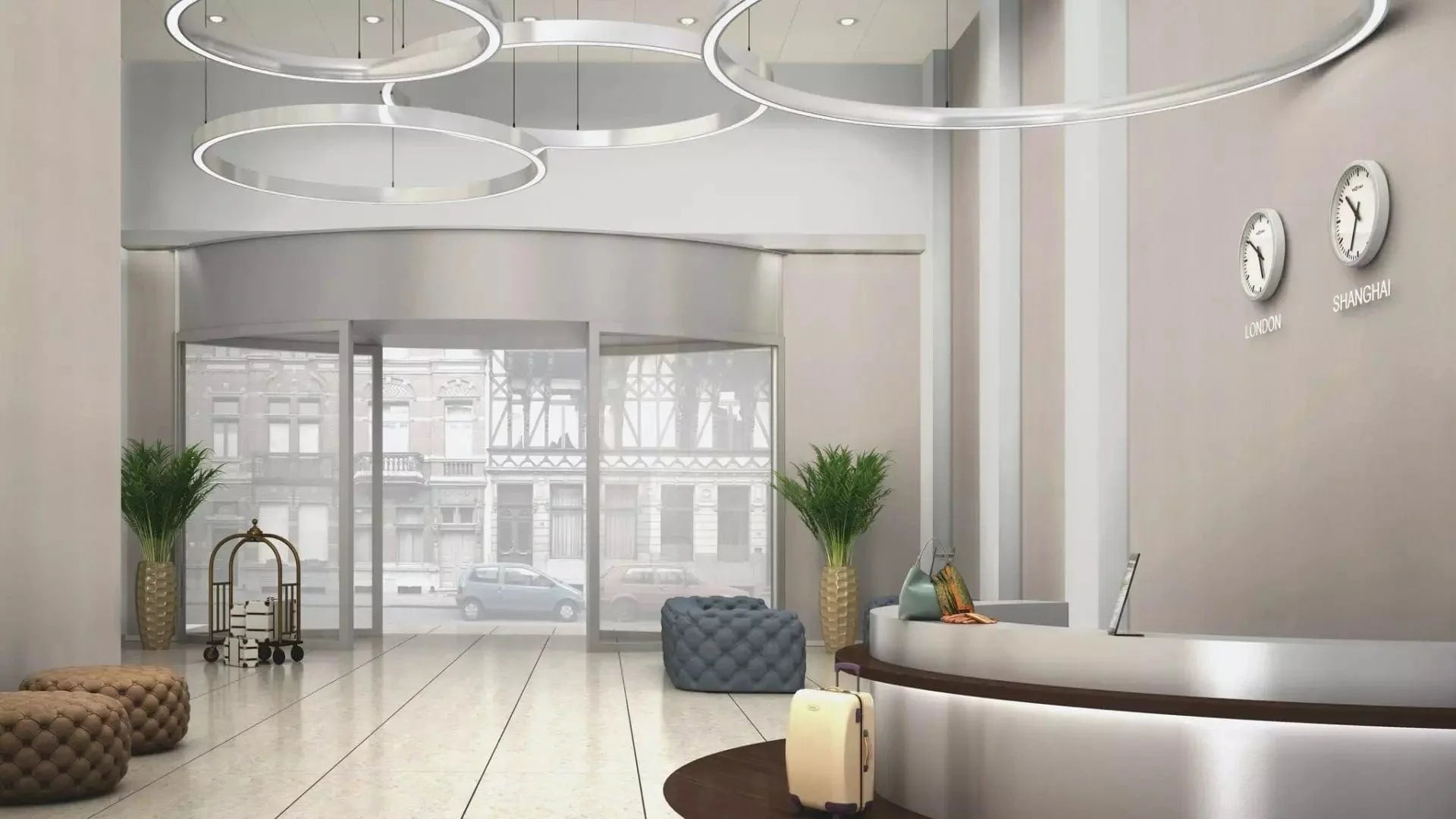 Vienkrāsainas tapetes bēšos toņos ar tekstila faktūru, 633672, Color Your Life