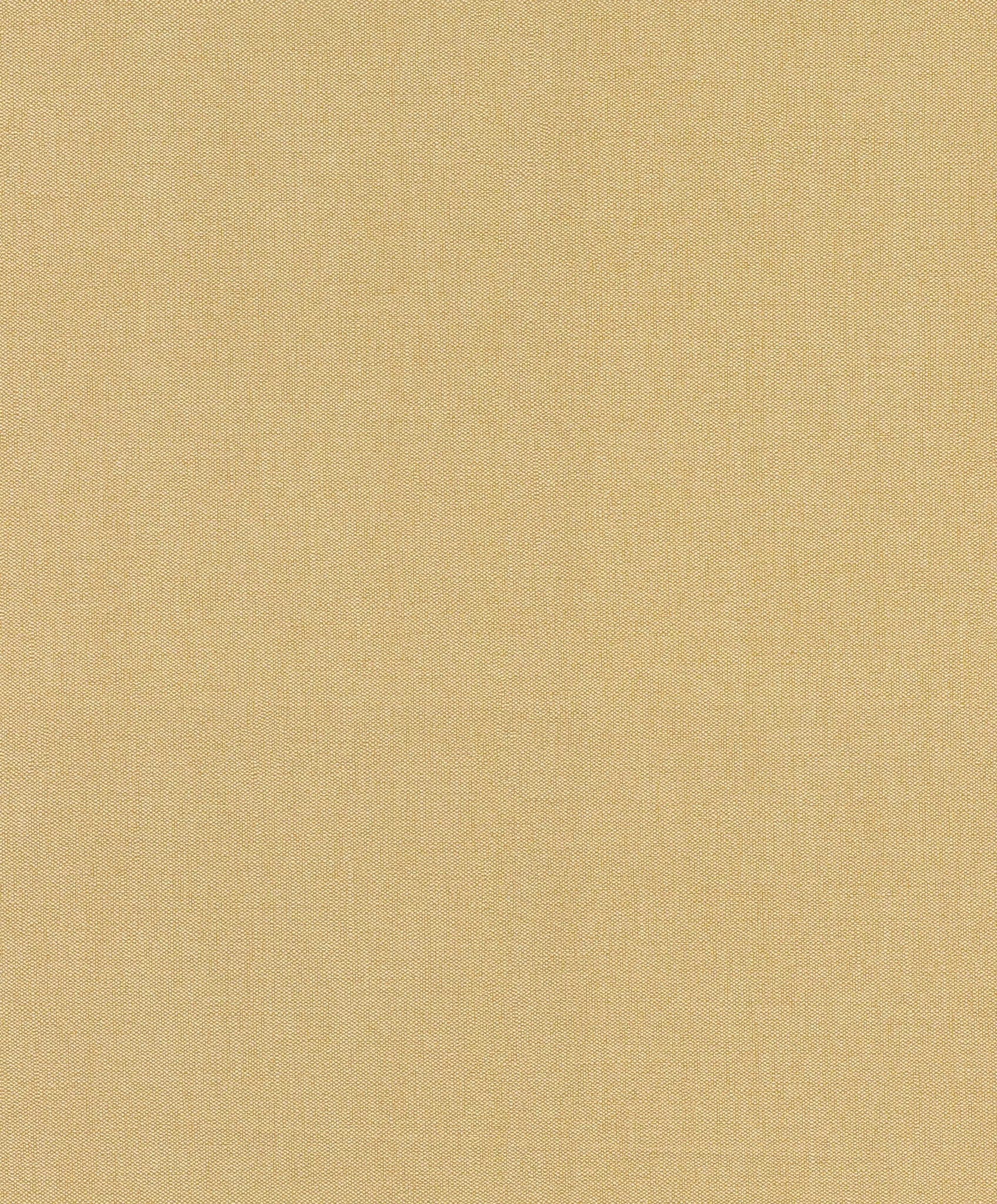 Vienkrāsainas tapetes dzeltenā krāsā ar tekstila faktūru, 633559, Color Your Life