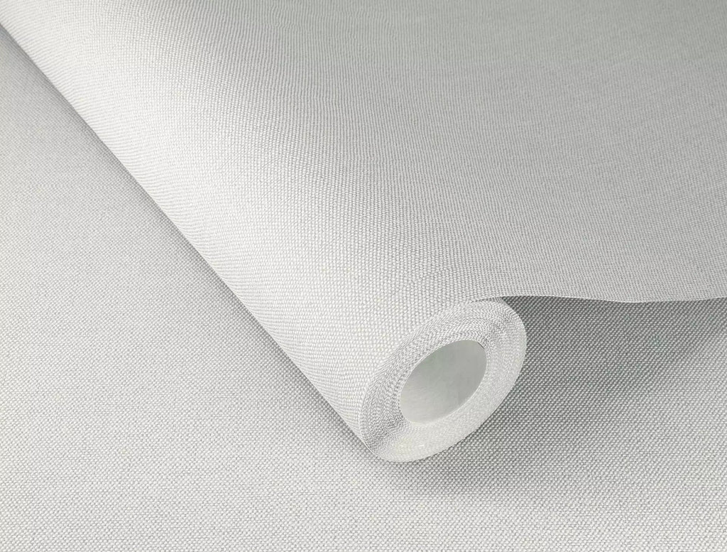 Vienkrāsainas tapetes pelēkā krāsā ar tekstila faktūru, 633733, Color Your Life