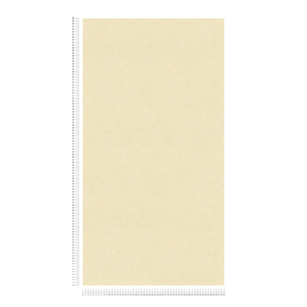 Vienkrāsainas tapetes ar auduma efektu bēšā tonī - istabas interjerā