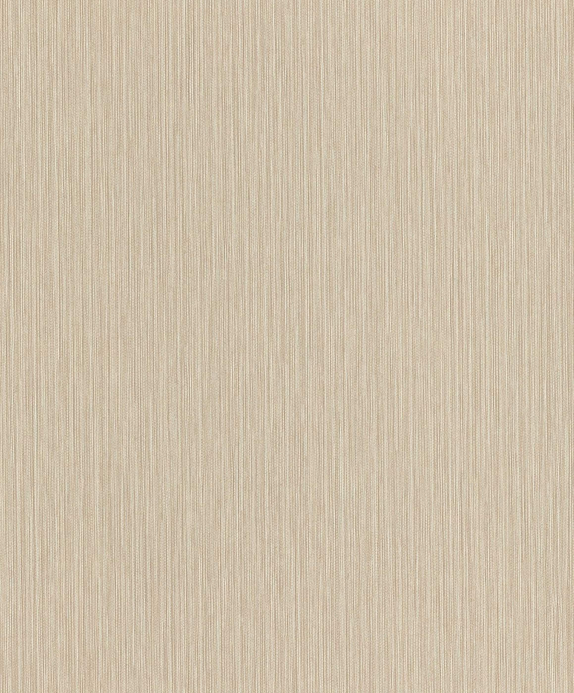 Vienkrāsainas tapetes ar vertikāli strukturētu tekstūru, bēšā krāsā, RASCH, 537635, Curiosity