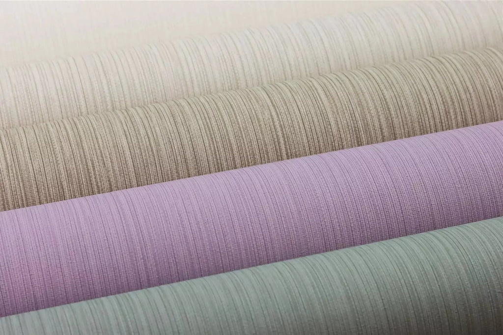 Vienkrāsainas tapetes ar vertikāli strukturētu tekstūru, gaiši zaļā krāsā, RASCH, 537659, Curiosity