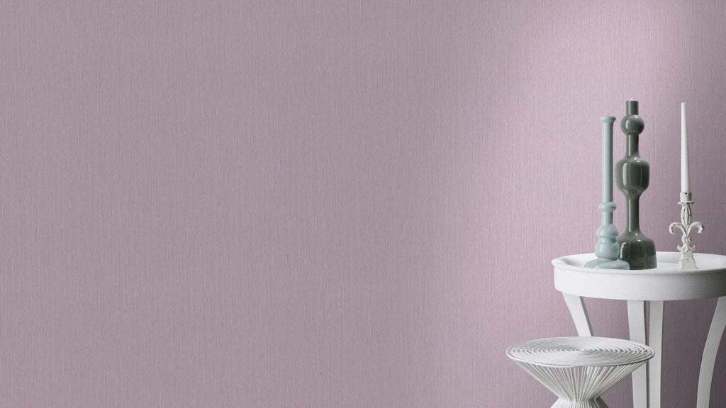 Vienkrāsainas tapetes ar vertikāli strukturētu tekstūru, violetā krāsā, RASCH, 537642, Curiosity