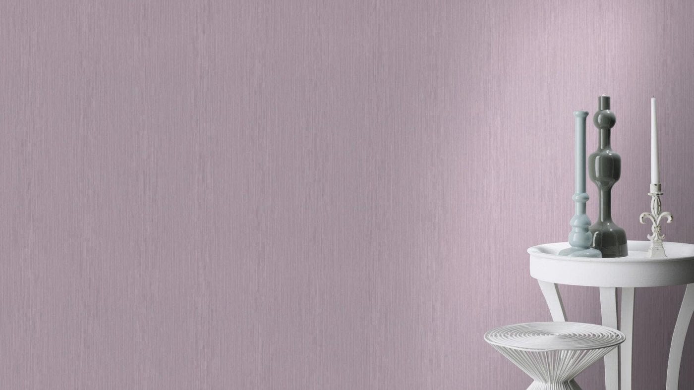 Vienkrāsainas tapetes ar vertikāli strukturētu tekstūru, violetā krāsā, RASCH, 537642, Curiosity