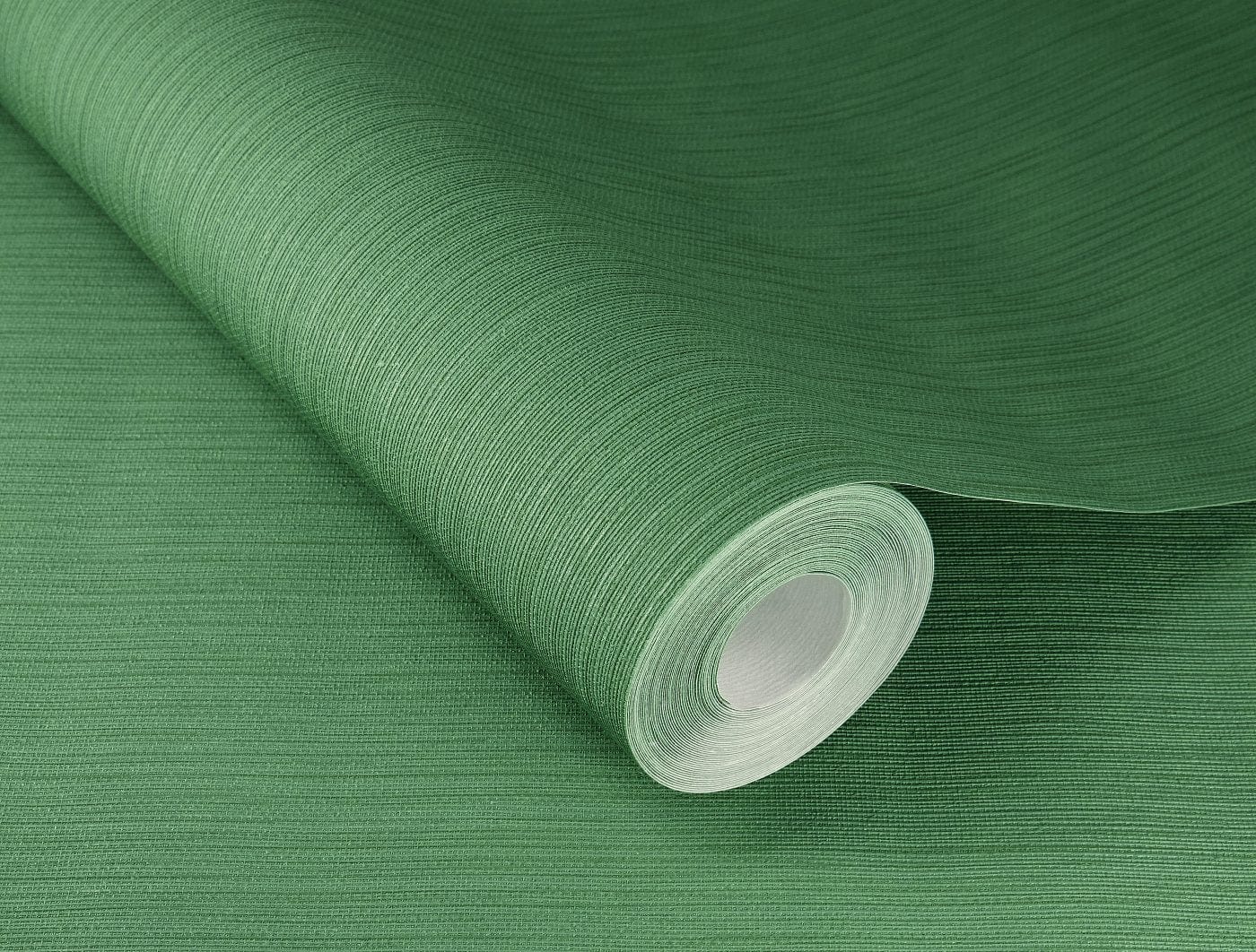 Vienkrāsainas tapetes ar vertikāli strukturētu tekstūru, zāles zaļā krāsā, RASCH, 537673, Curiosity