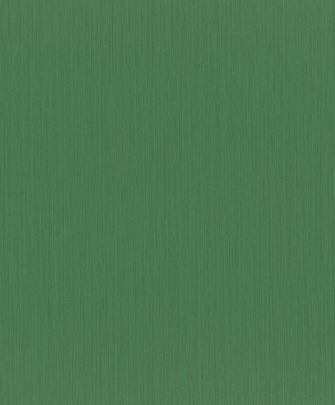 Vienkrāsainas tapetes ar vertikāli strukturētu tekstūru, zāles zaļā krāsā, RASCH, 537673, Curiosity