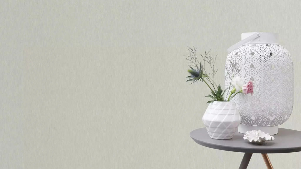 Vienkrāsainas tapetes RASCH baltā krāsā ar vertikālu struktūru, 810172, Color Your Life