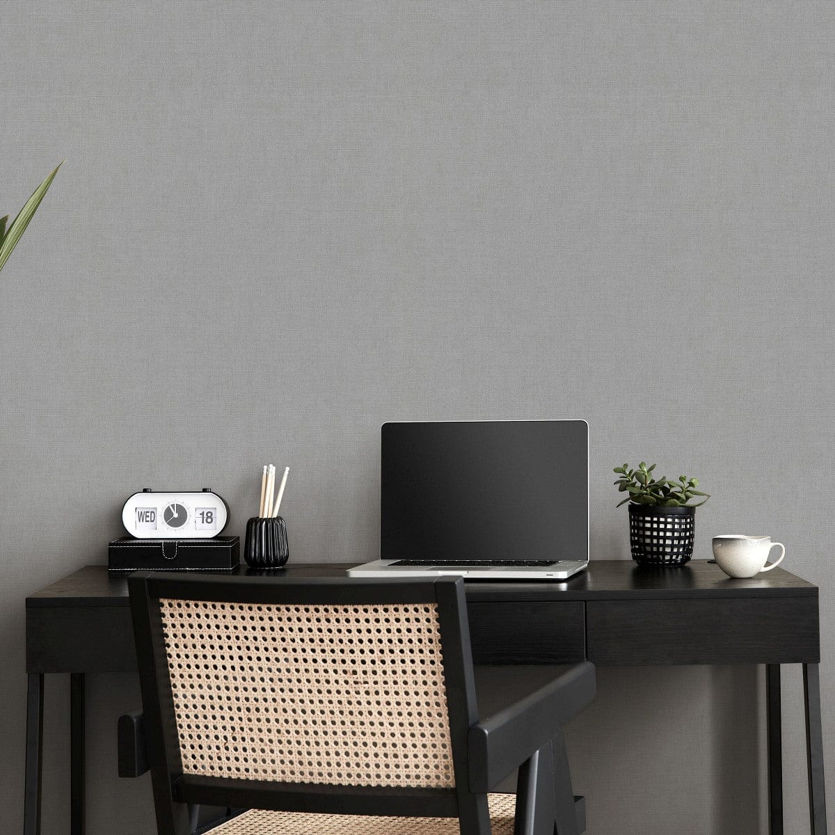 Vienkrāsainas Erismann tapetes ar spīdumu taupe krāsā 4012361
