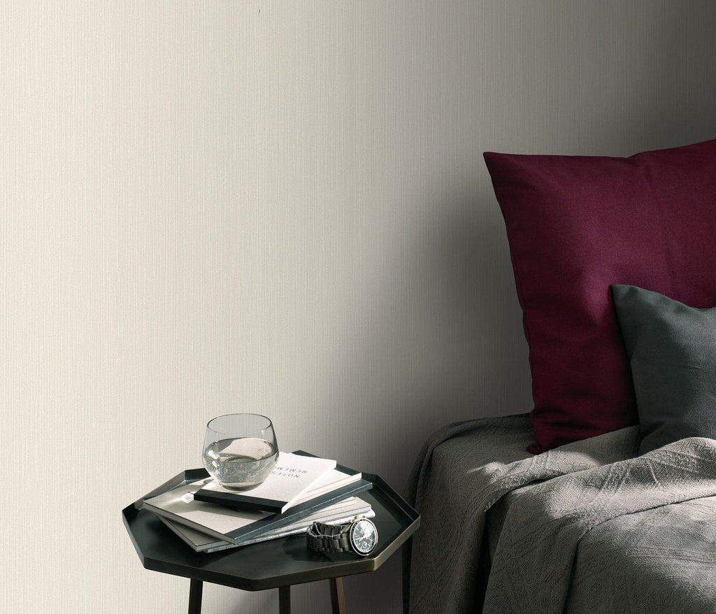 Bēšas tapetes ar spīdīgu virsmu neitrālam un siltam interjeram, 3702461, piemērs 3