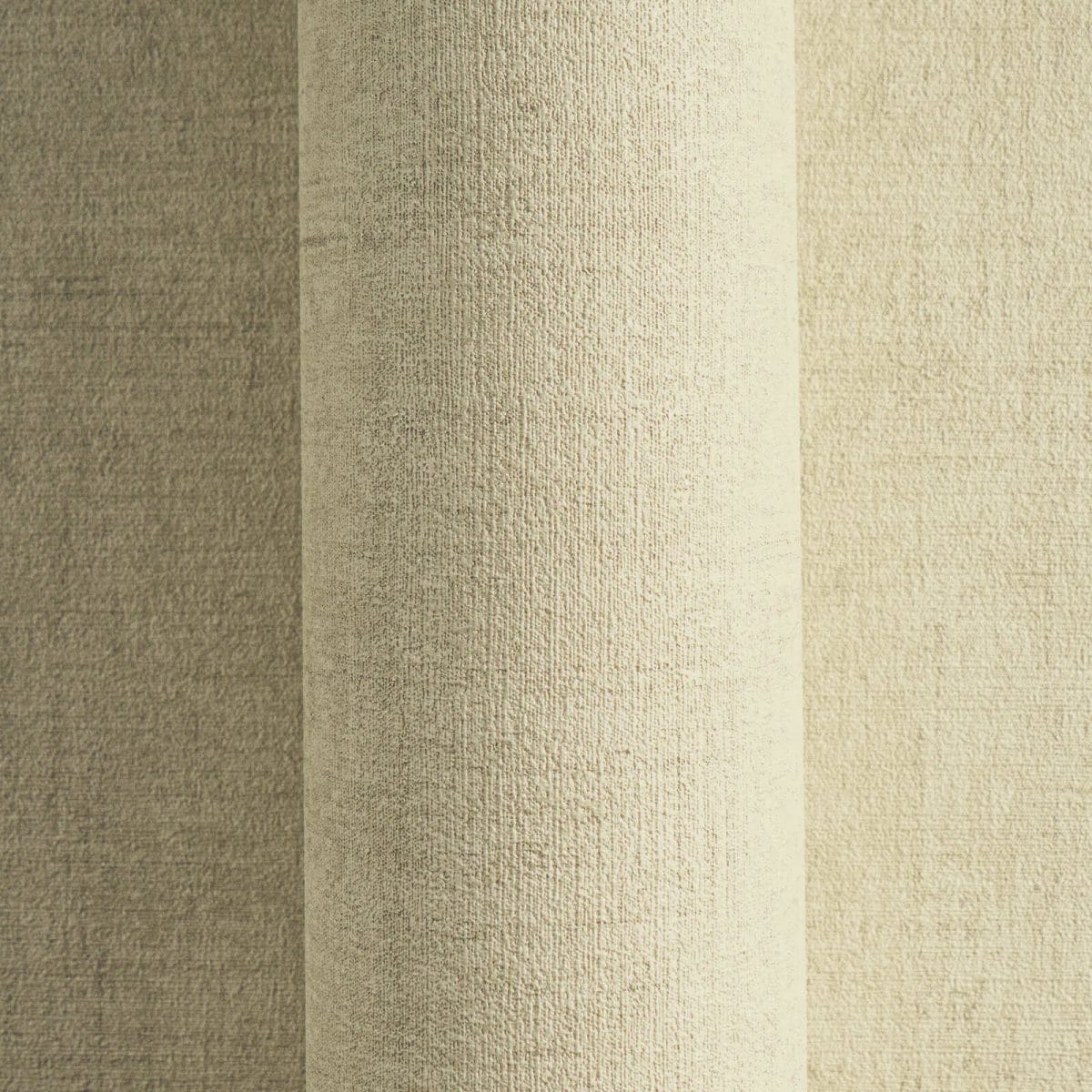 Bēšas vienkrāsainas tapetes ar auduma izskatu un spīdumu | 3007661