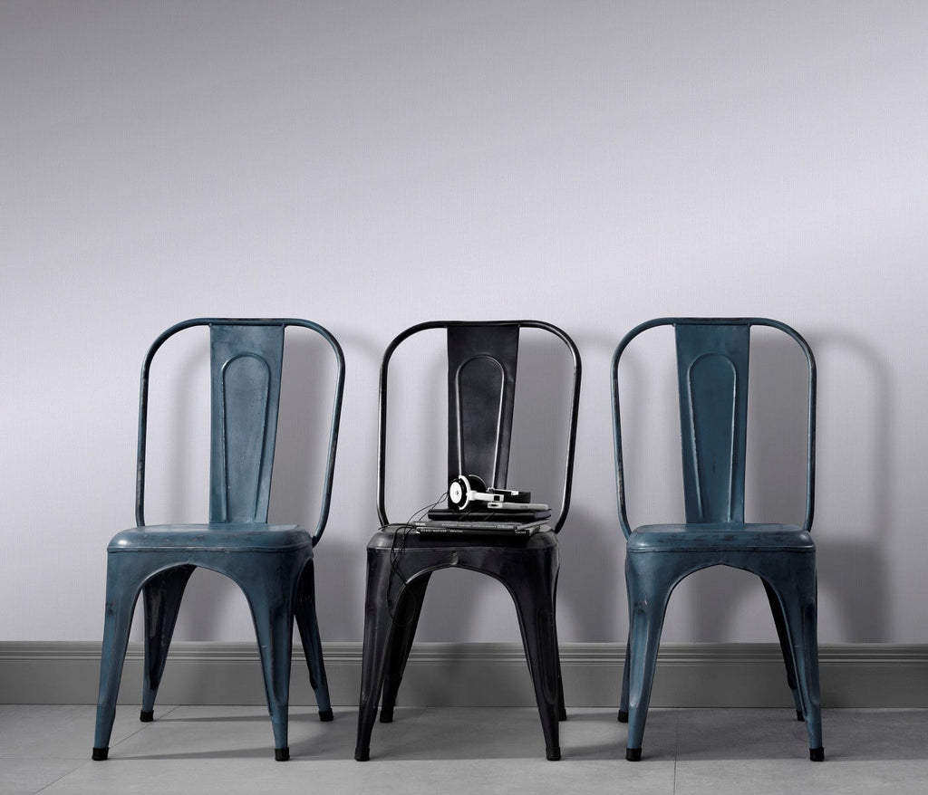 Vienkrāsainas pelēkas tapetes ar smalku spīdumu greznai un modernai atmosfērai, 3702451, bildes 3