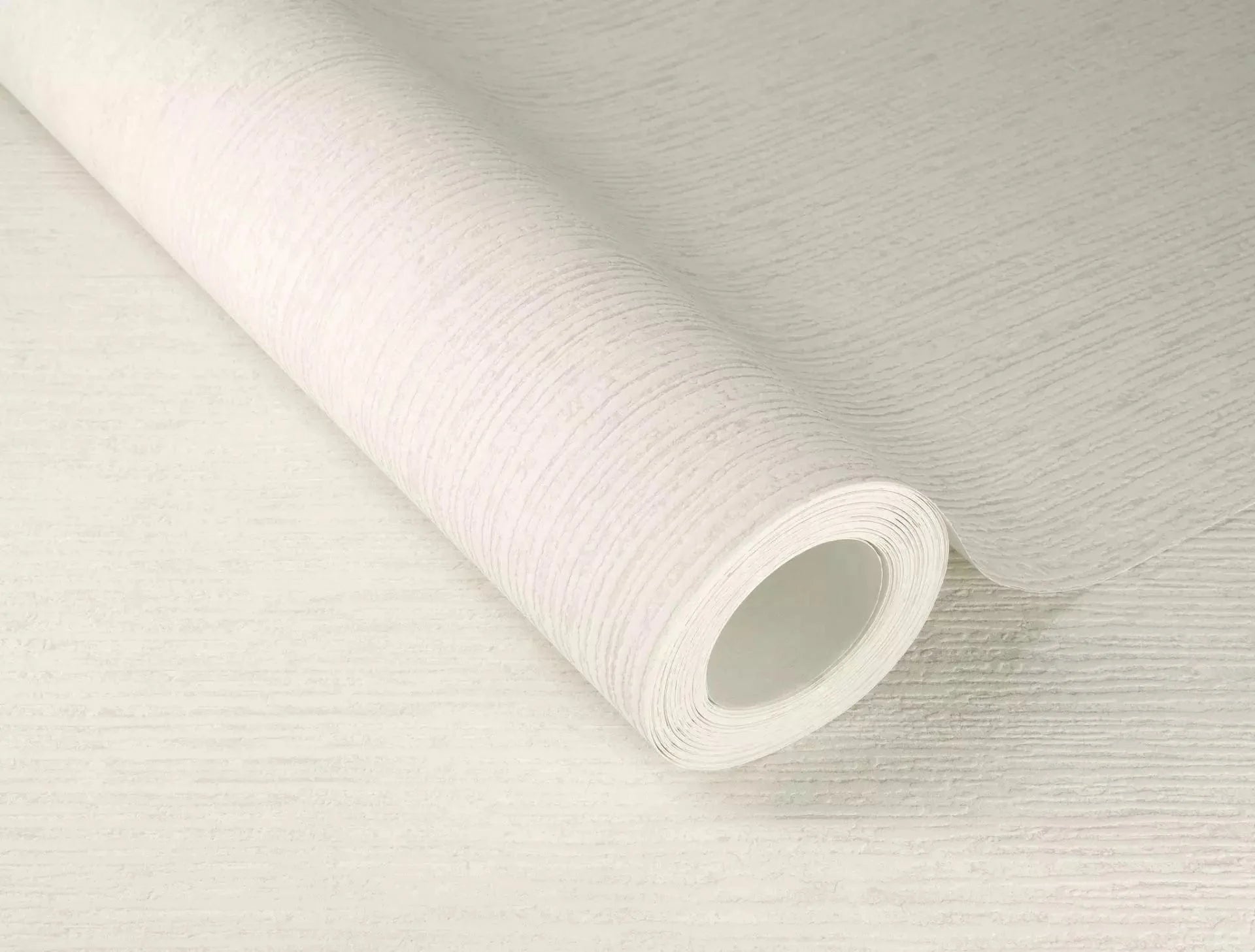 Baltas tapetes RASCH ar svītrainu tekstūru, 653045, Welcome home