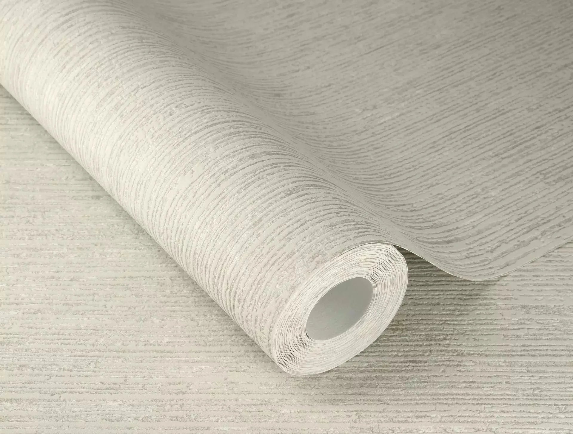 Krēmkrāsas tapetes RASCH ar svītrainu tekstūru, 653021, Welcome home