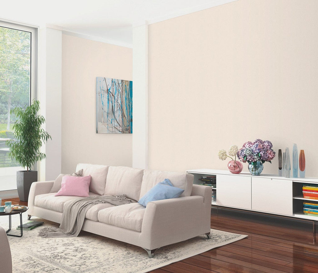 Smalkas šampanieša toņu tapetes ar elegantu dizainu, izstaro siltumu un izsmalcinātību, 3730011, skats interjerā 3